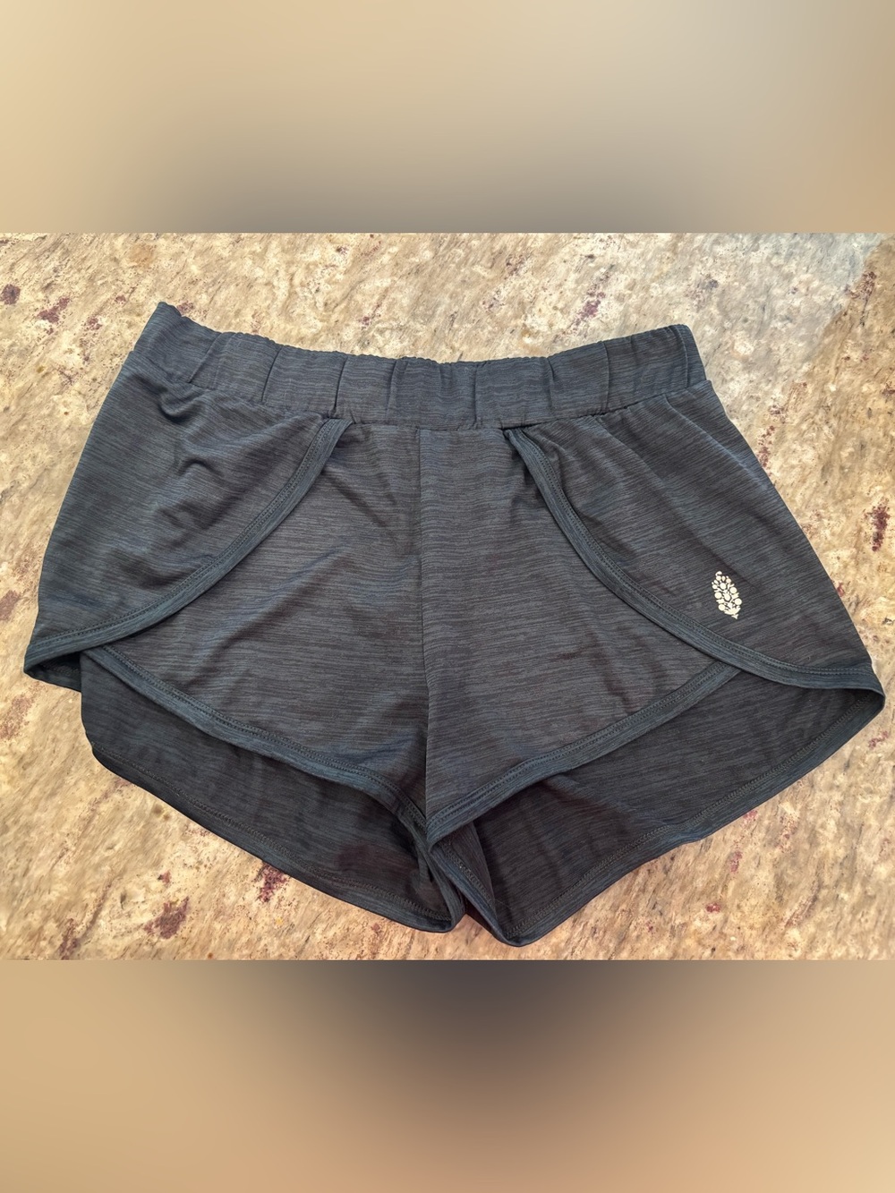 Free people Charcoal Athletic Shorts with Elastic Waist